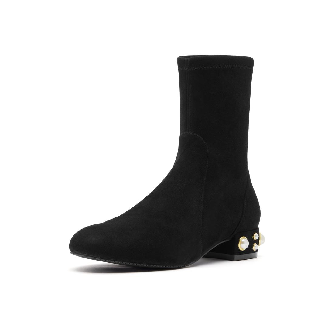 【沈阳中兴】Stuart Weitzman/SW ODETTA 25 PEARL 磨砂皮短靴主图