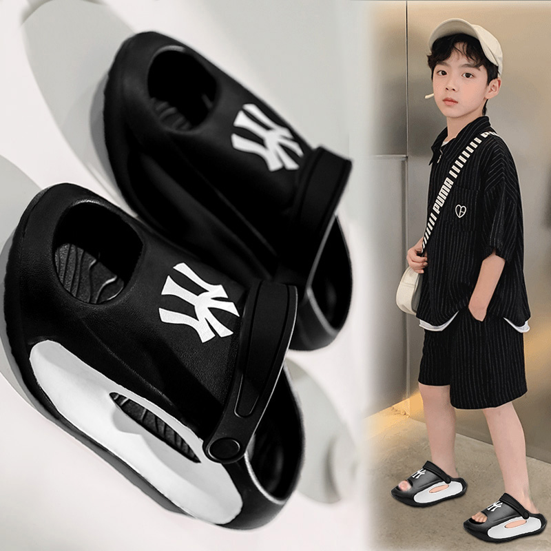 男童拖鞋夏款2024新款儿童室内家居沙滩鞋小孩防滑防臭中大童凉拖主图
