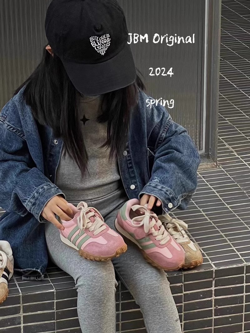 女童板鞋2024春秋季新款德训鞋儿童透气运动鞋男童软底阿甘网鞋夏主图