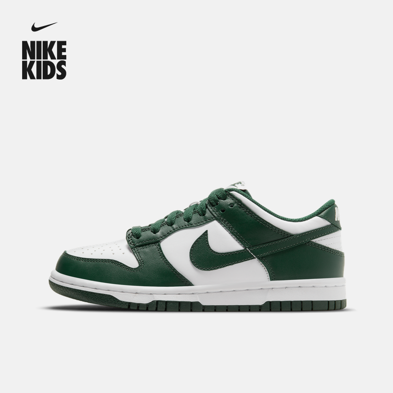 Nike耐克官方男童DUNK LOW大童运动童鞋复古板鞋夏季胶底CW1590主图