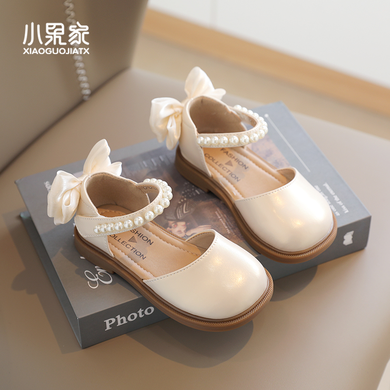 公主鞋女童小皮鞋春秋2024新款小女孩儿童鞋子女夏款配礼服夏浅口主图