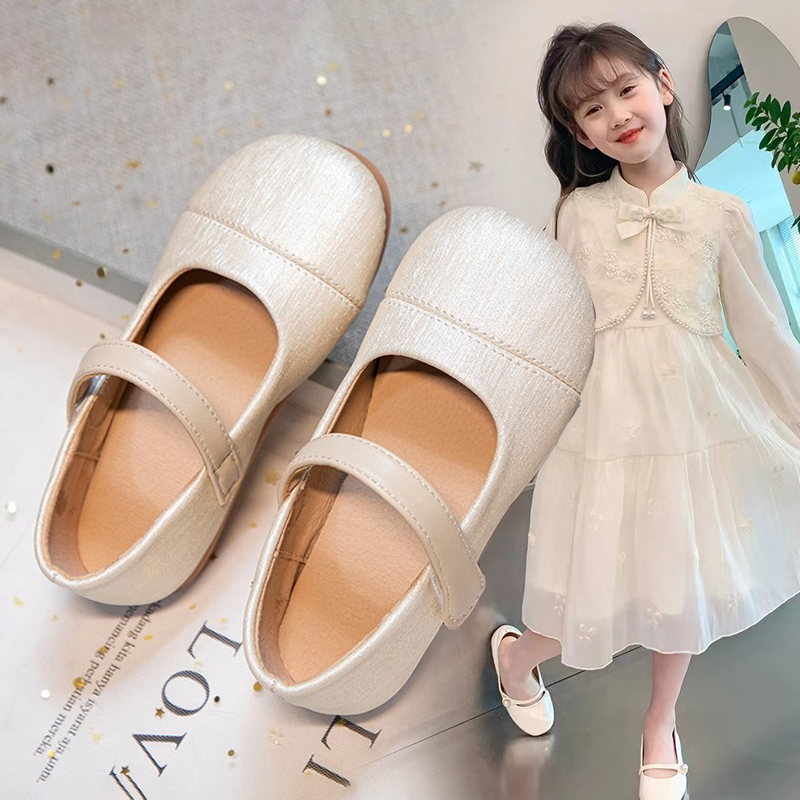 女童小皮鞋2024春季新款儿童鞋子软底公主鞋女宝网红洋气单鞋春秋主图