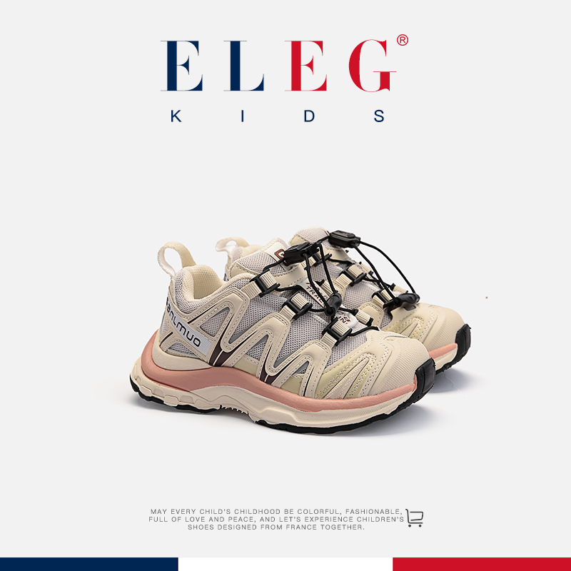 ELEG.kids法国风潮童鞋~儿童老爹鞋春秋网面透气女童运动鞋男童鞋主图