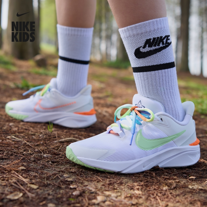 Nike耐克官方男女童STAR RUNNER4大童公路跑步童鞋夏季新款FN4979主图