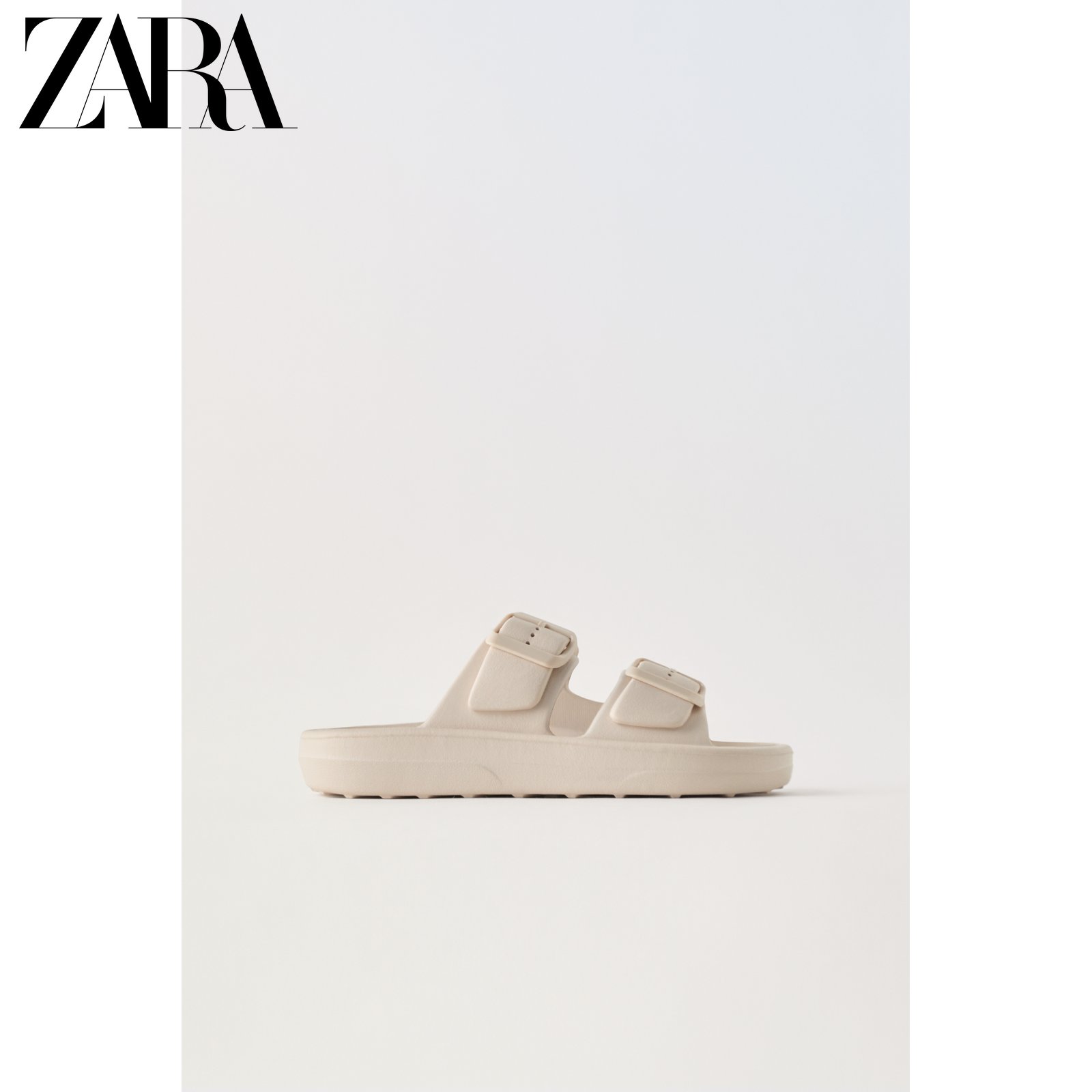 ZARA 24春季新品 儿童鞋女童 可调节双搭扣凉鞋拖鞋 2707330 002主图