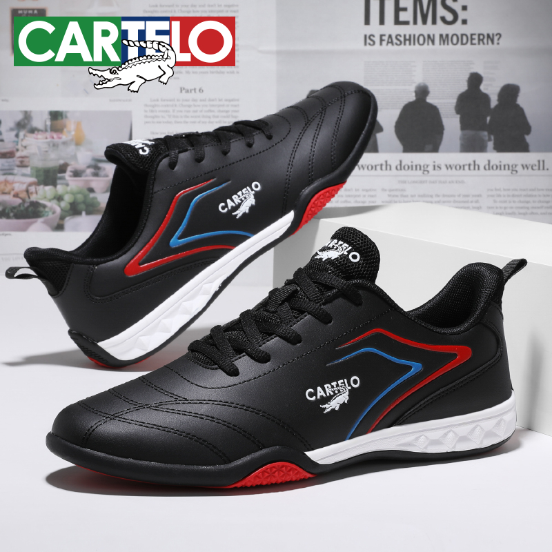 CARTELO/卡帝乐鳄鱼时尚休闲鞋子男士2024户外软底防水轻便跑步鞋主图