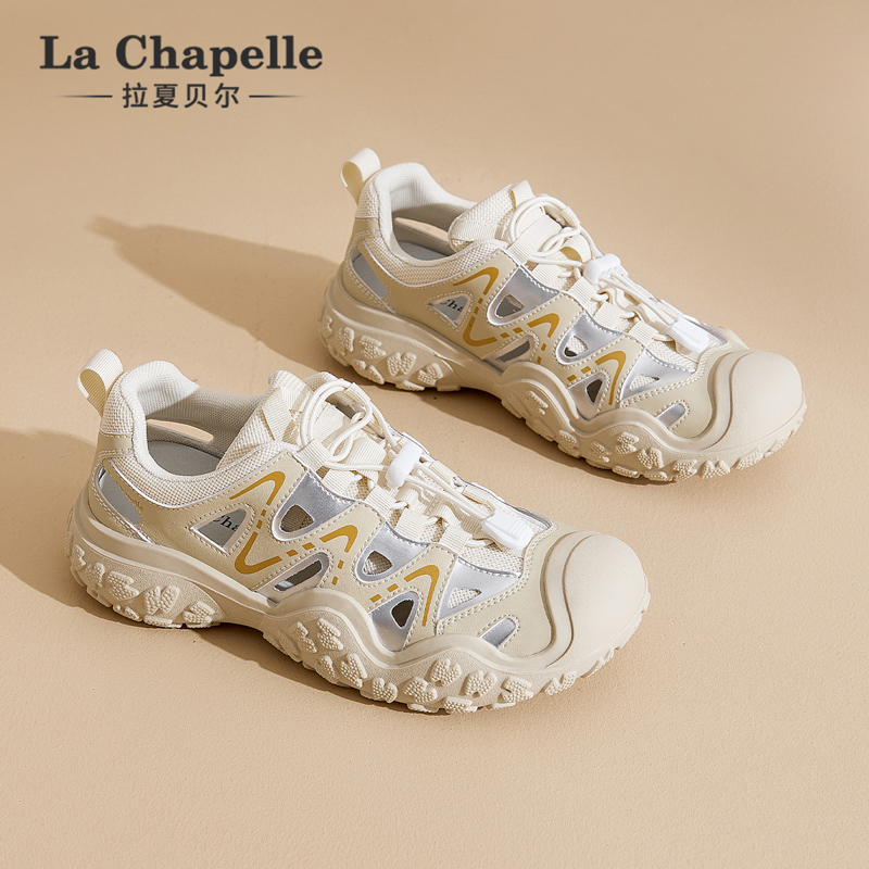 La Chapelle/拉夏贝尔女鞋运动鞋2024夏季新款鞋子时尚休闲鞋防滑主图