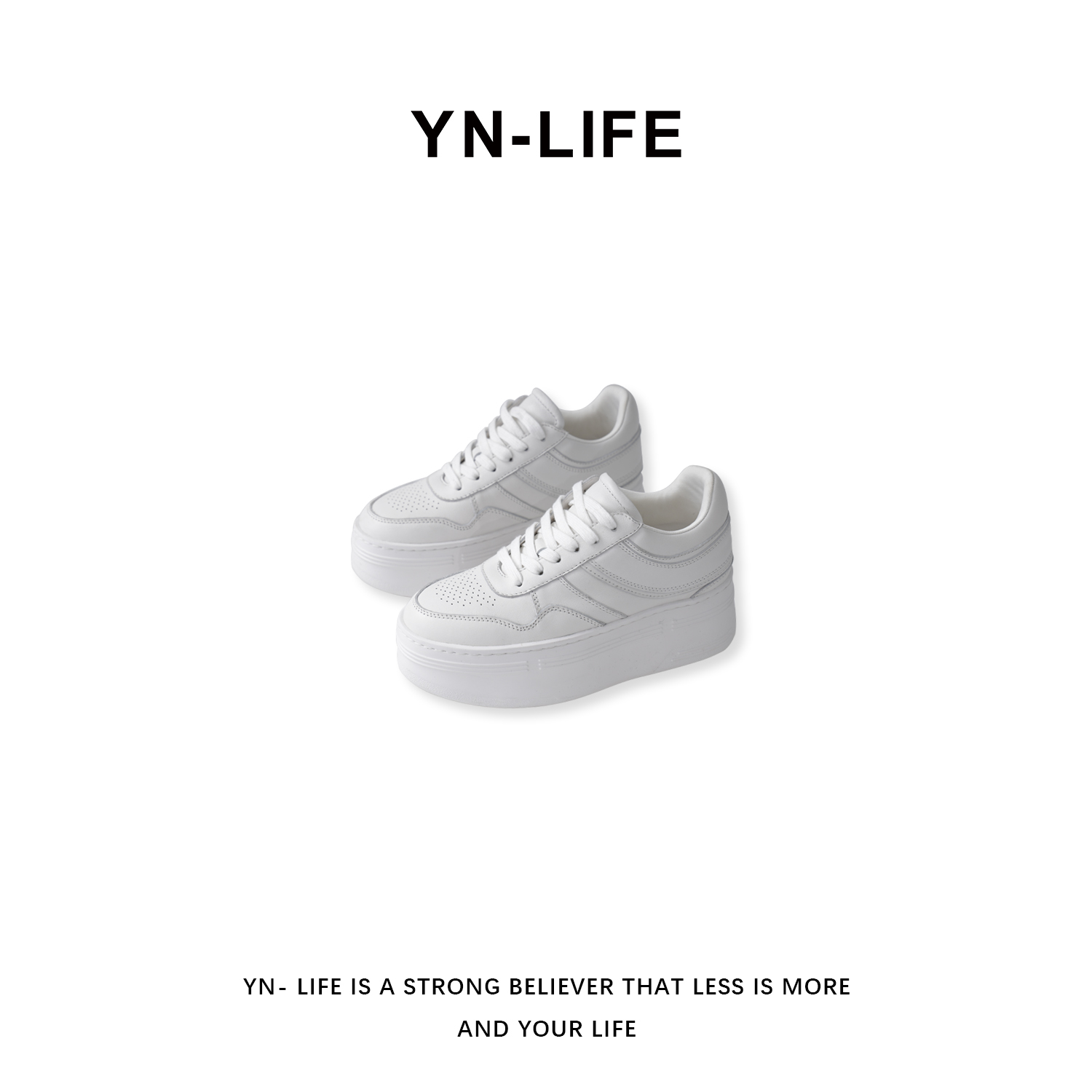YN-LIFE 极简高定时尚透气夏季运动鞋 YNB3338C主图