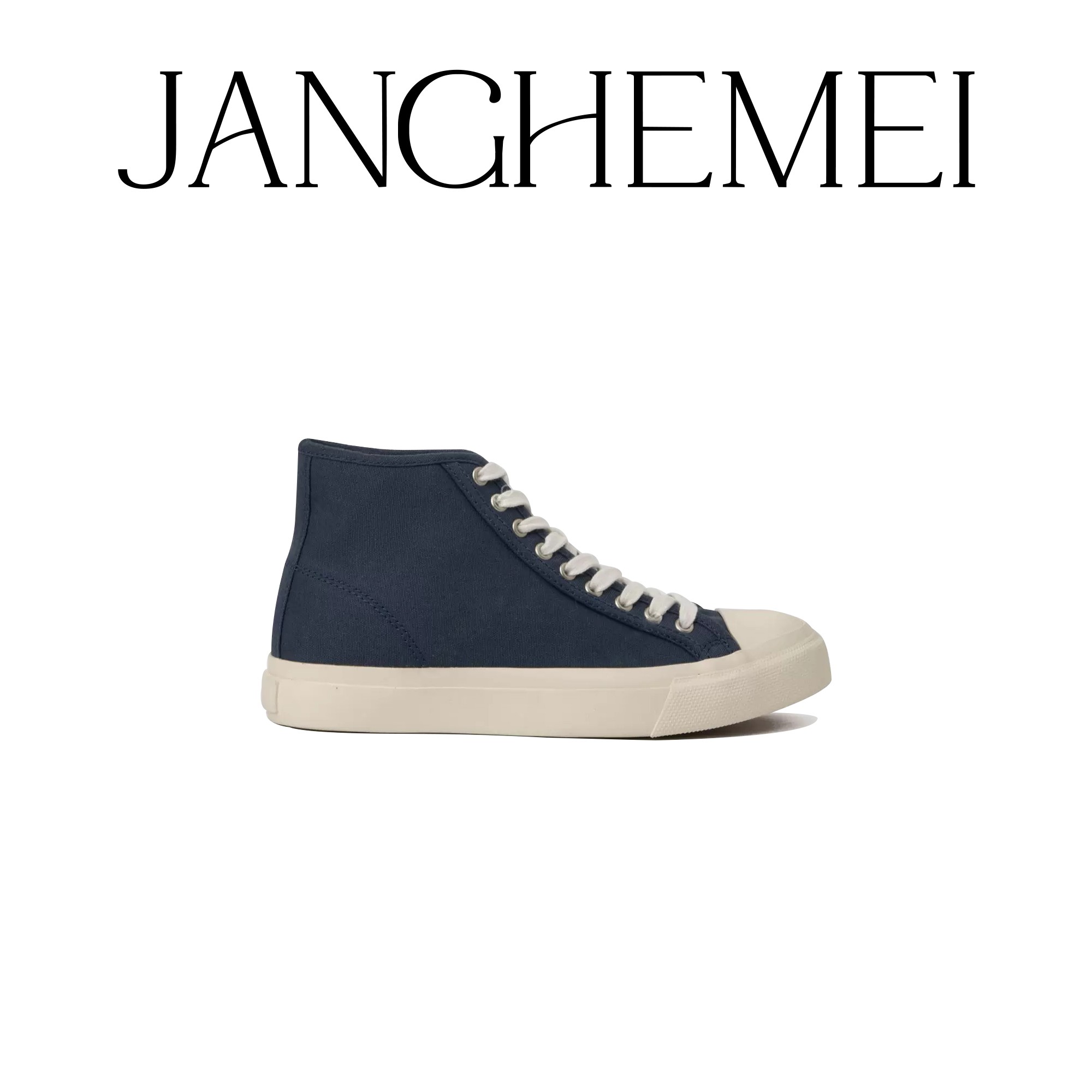 JANGHEMEI【高帮休闲帆布鞋】百搭舒适帆布鞋 O19871M42主图