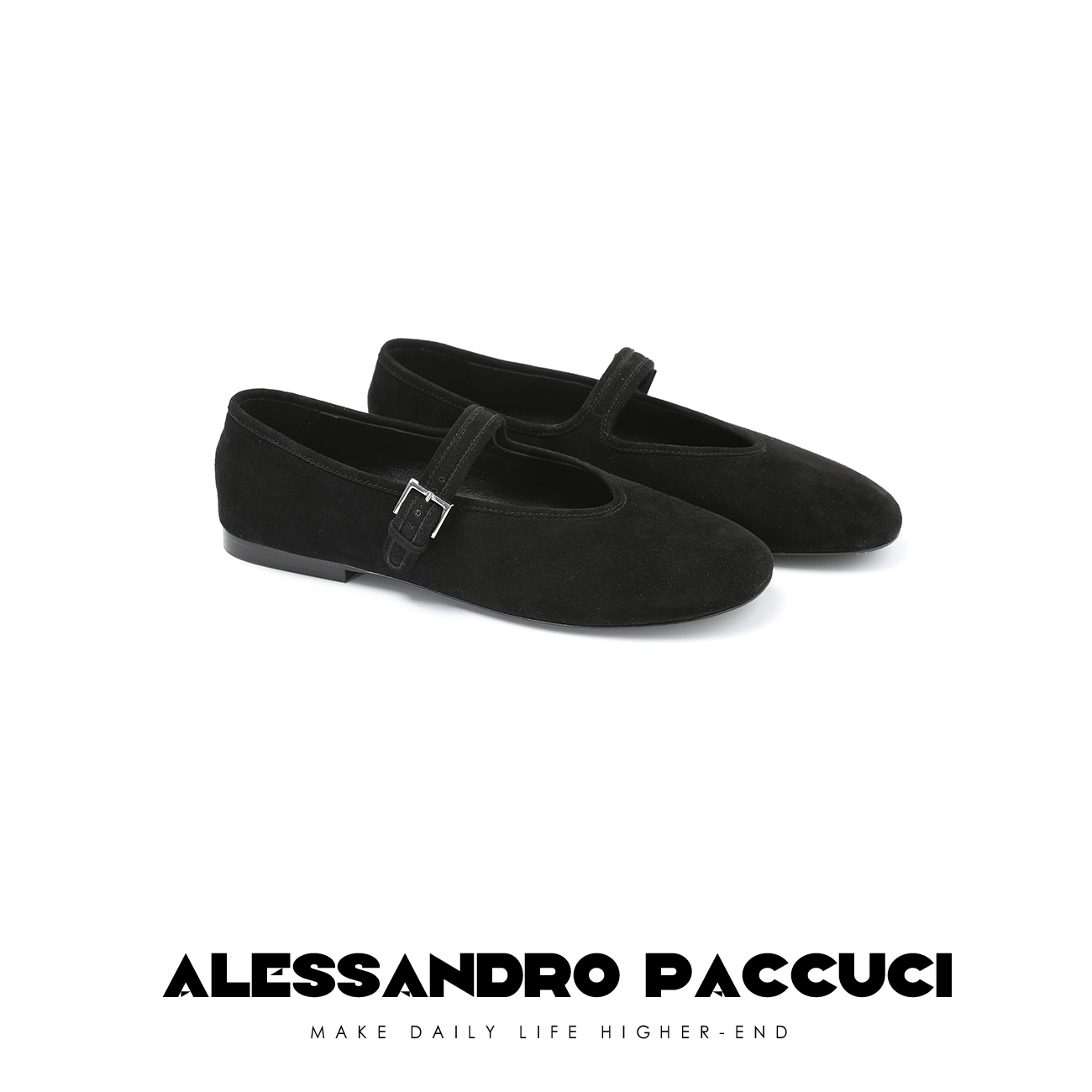 Alessandro Paccuci洛哥25018X高丝光羊皮反绒 法奢复古奶奶鞋主图