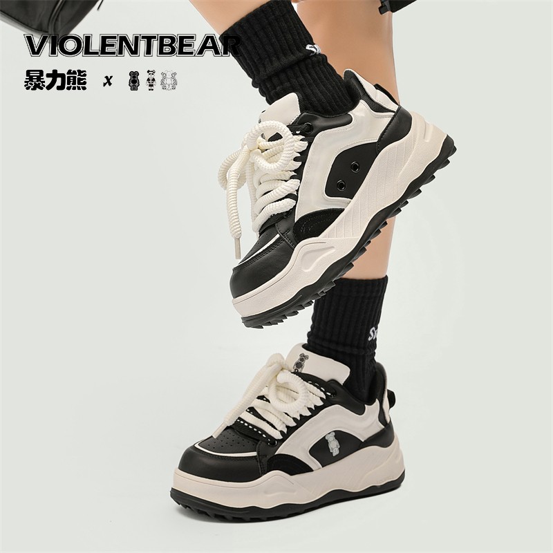 Violentbear/暴力熊情侣款新品设计师款时尚百搭舒适潮鞋356-8Q主图