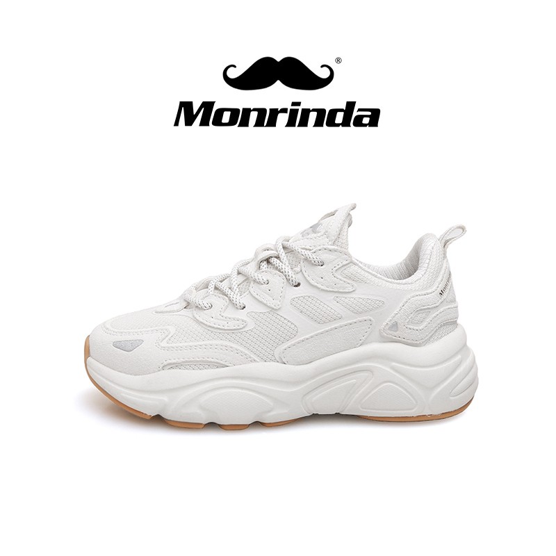 【Monrinda】美年达~火星:时尚休闲百搭增高男女真皮反绒运动鞋YQXS主图