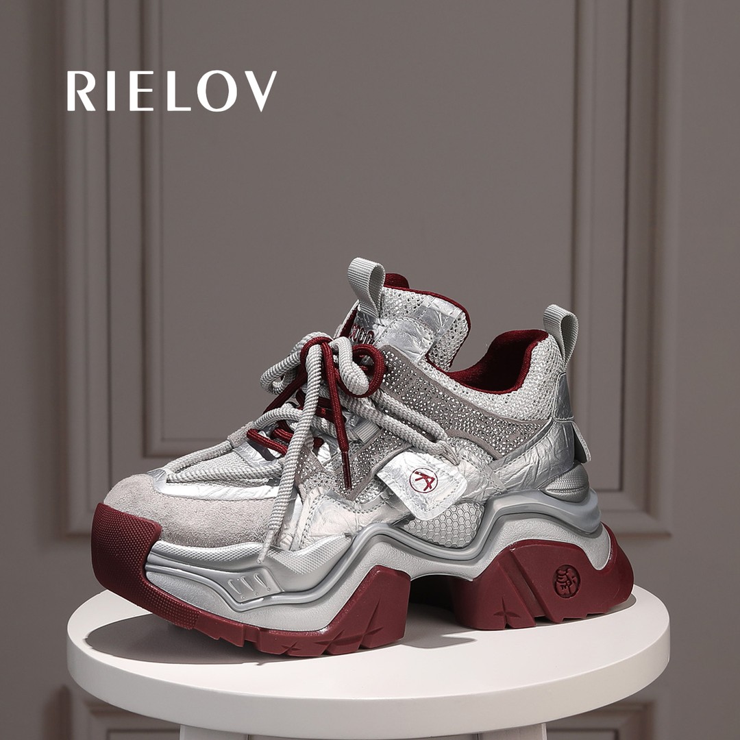 一号店●RIELOV 时尚厚底增高7.5cm潮流百搭女士休闲鞋515-110主图