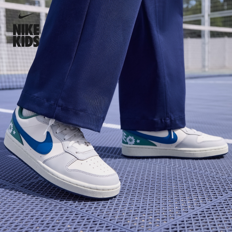 Nike耐克官方男女童COURT大童运动鞋板鞋低帮耐穿HM3722主图