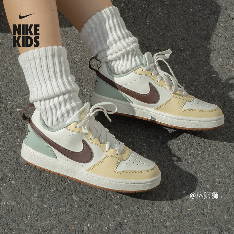 Nike耐克官方男女童COURT大童运动鞋冬季板鞋大地麦田耐穿HV1804主图