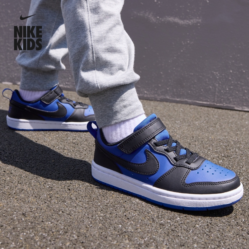 Nike耐克官方男女童COURT幼童运动鞋蓝脚趾板鞋低帮舒适HM6298主图
