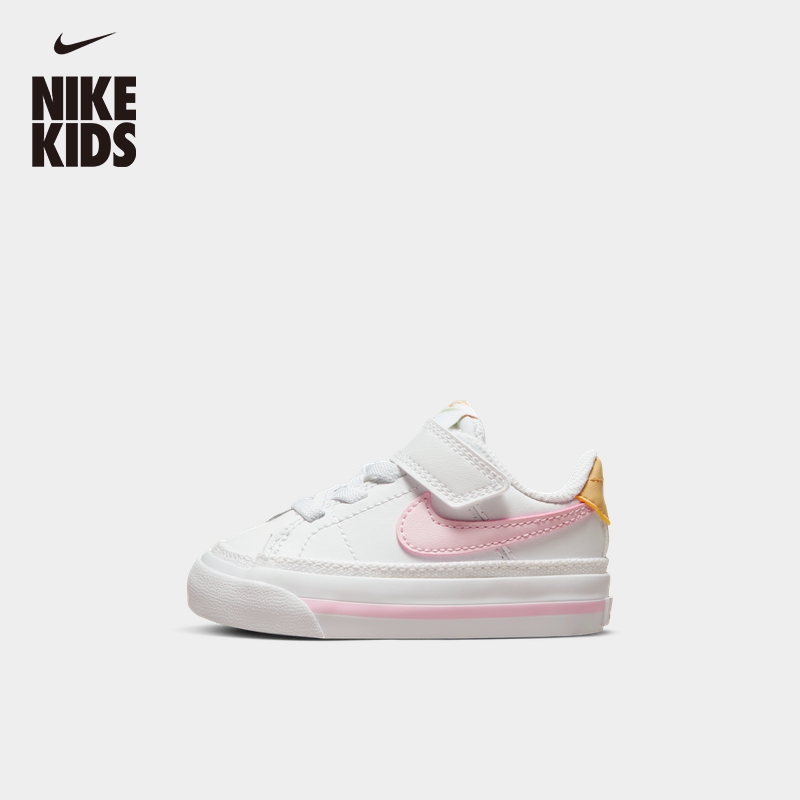 Nike耐克官方男女童COURT LEGACY婴童运动鞋魔术贴冬季板鞋DA5382主图