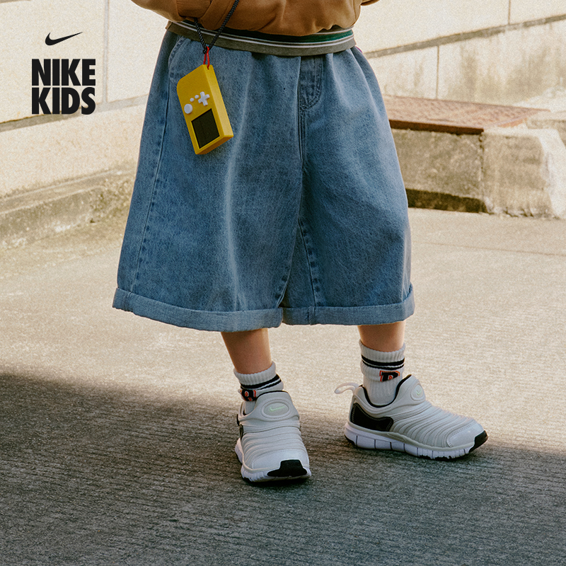 Nike耐克官方毛毛虫男女童DYNAMO FREE幼童易穿脱运动鞋冬343738主图