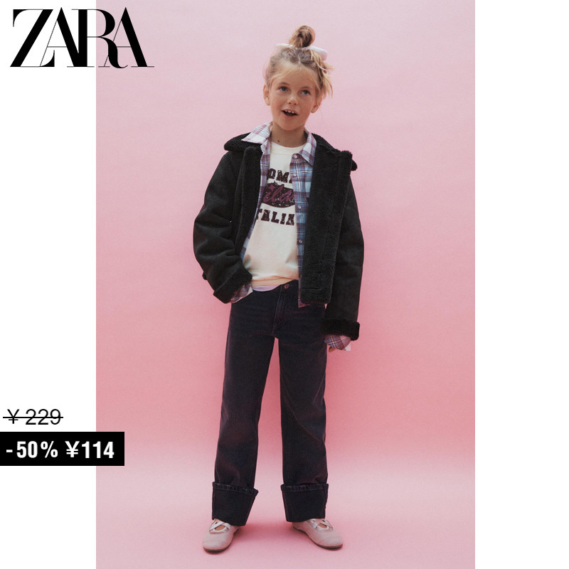 ZARA 特价精选 儿童鞋男女童 芭蕾鞋式橡胶底运动鞋 3468430主图