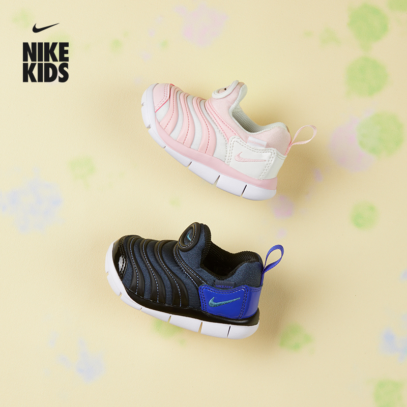 Nike耐克官方毛毛虫男女童DYNAMO FREE婴童运动鞋冬一脚蹬343938主图