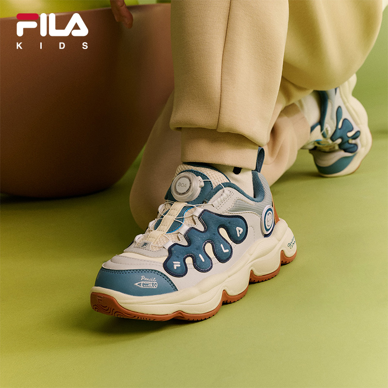 FILA KIDS斐乐童鞋儿童篮球鞋2024冬新款男女大童加绒豌豆运动鞋主图