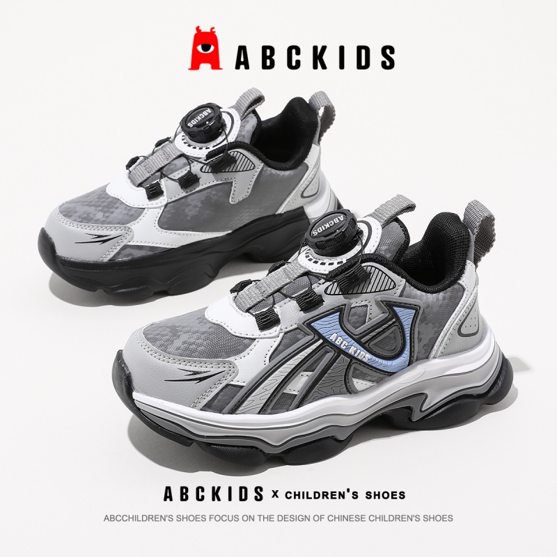 ABCkids童鞋男童运动鞋轻便舒适复古儿童跑步鞋2024秋款男孩鞋子主图