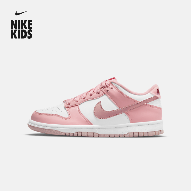 Nike耐克官方男女童DUNK大童运动鞋冬季低帮板鞋胶底撞色DO6485主图