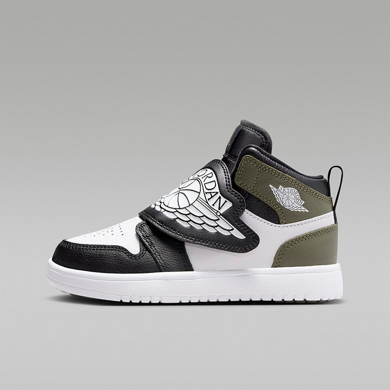 Nike耐克童鞋JORDAN 1小童高帮魔术贴飞翼运动鞋篮球鞋BQ7197-092主图