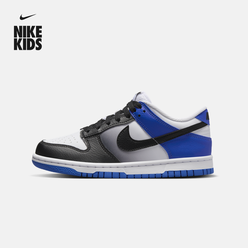Nike耐克官方男女童DUNK大童运动鞋板鞋胶底低帮轻便缓震HJ9209主图