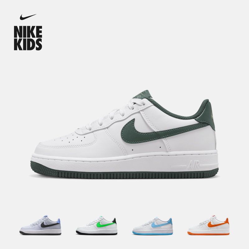 Nike耐克官方男女童AF1大童空军一号运动鞋冬板鞋胶底低帮FV5948主图