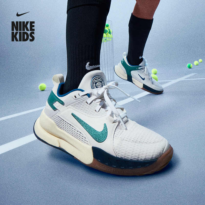 Nike耐克官方男女童CROSSCOURT大童网球运动鞋体训透气网面HM3715主图