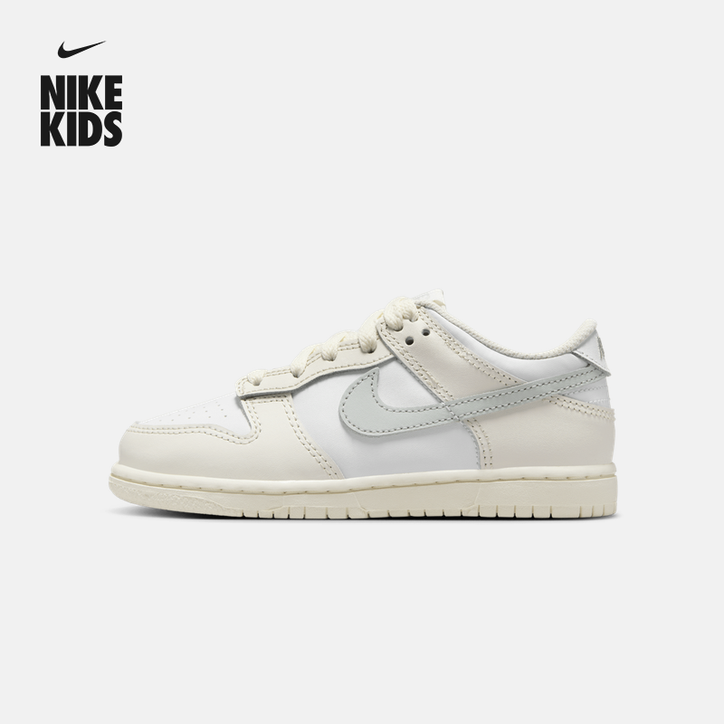 Nike耐克官方男女童DUNK幼童运动鞋冬板鞋低帮部分皮面抓地FB9108主图