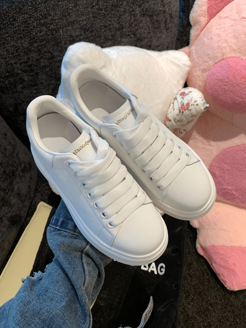 【镇店之宝9CM】隐形增高鞋牛皮百搭小白鞋显高系带女鞋小个子定制主图