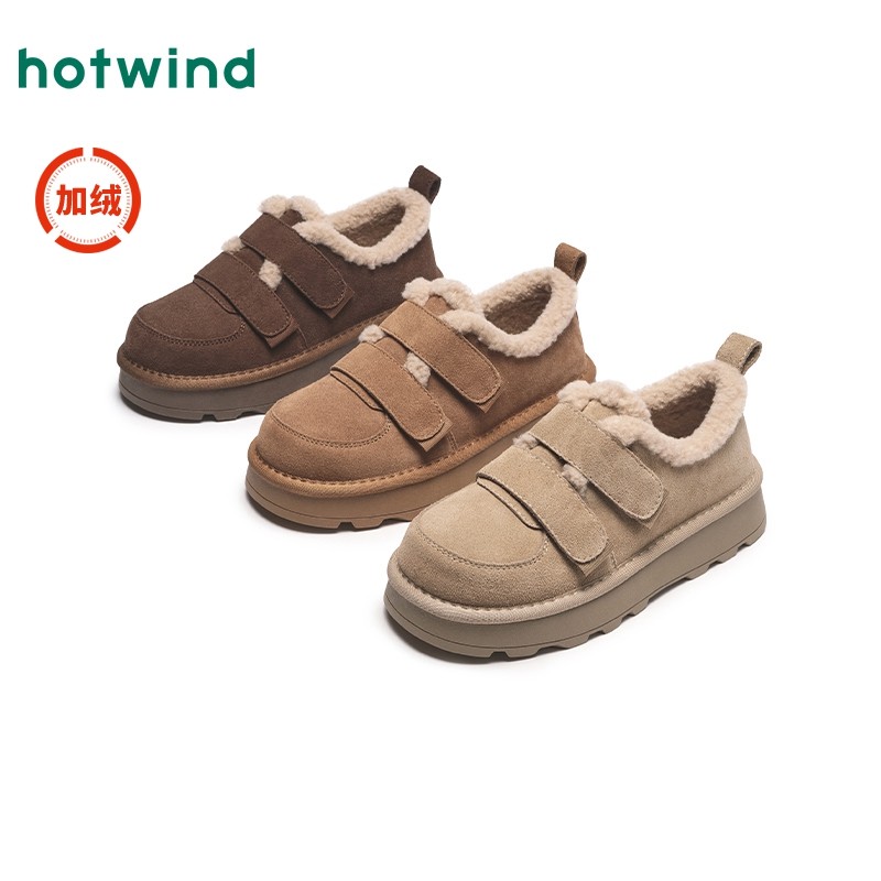 Hotwind/热风舒适百搭保暖雪地靴软底冬季新款女士时尚H89W4V12主图