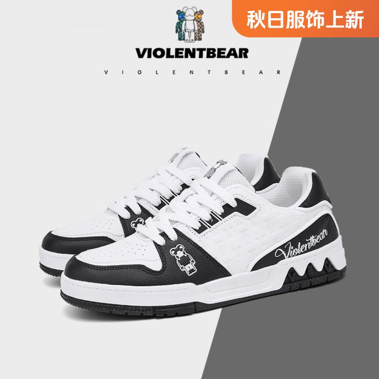 Violentbear/暴力熊低帮鞋夜光休闲潮鞋透气情侣板鞋男休闲鞋8889主图