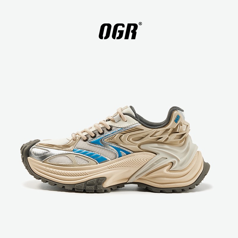 OGR【星线好物】响尾蛇老爹鞋休闲百搭雅丹风厚底增高运动鞋主图