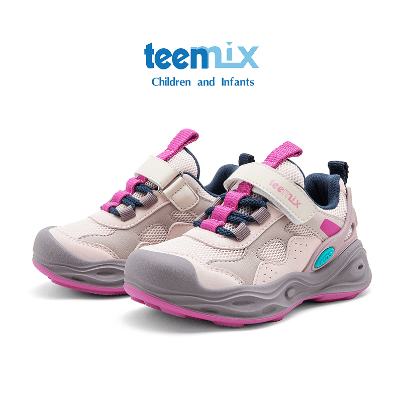 Teemix/天美意童鞋男童中大童秋冬季加绒防滑女童儿童户外运动鞋主图