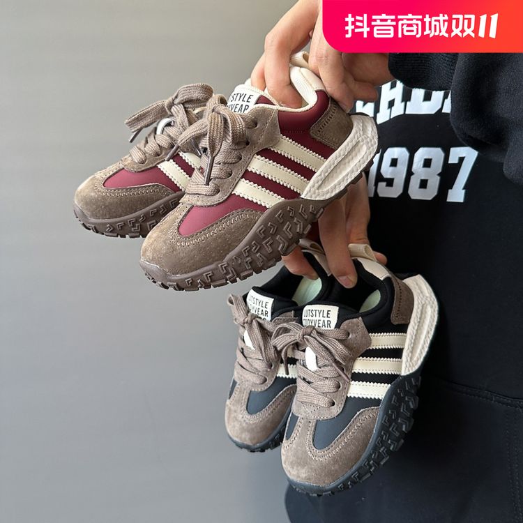 阿童木儿童运动鞋2024秋冬新款男童加绒休闲跑步鞋女童二棉宝宝鞋主图