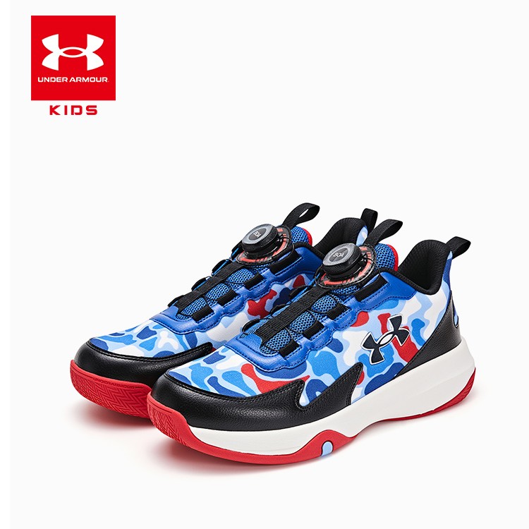 Under Armour/安德玛儿童篮球鞋校园旋钮运动鞋耐磨2441204DB主图
