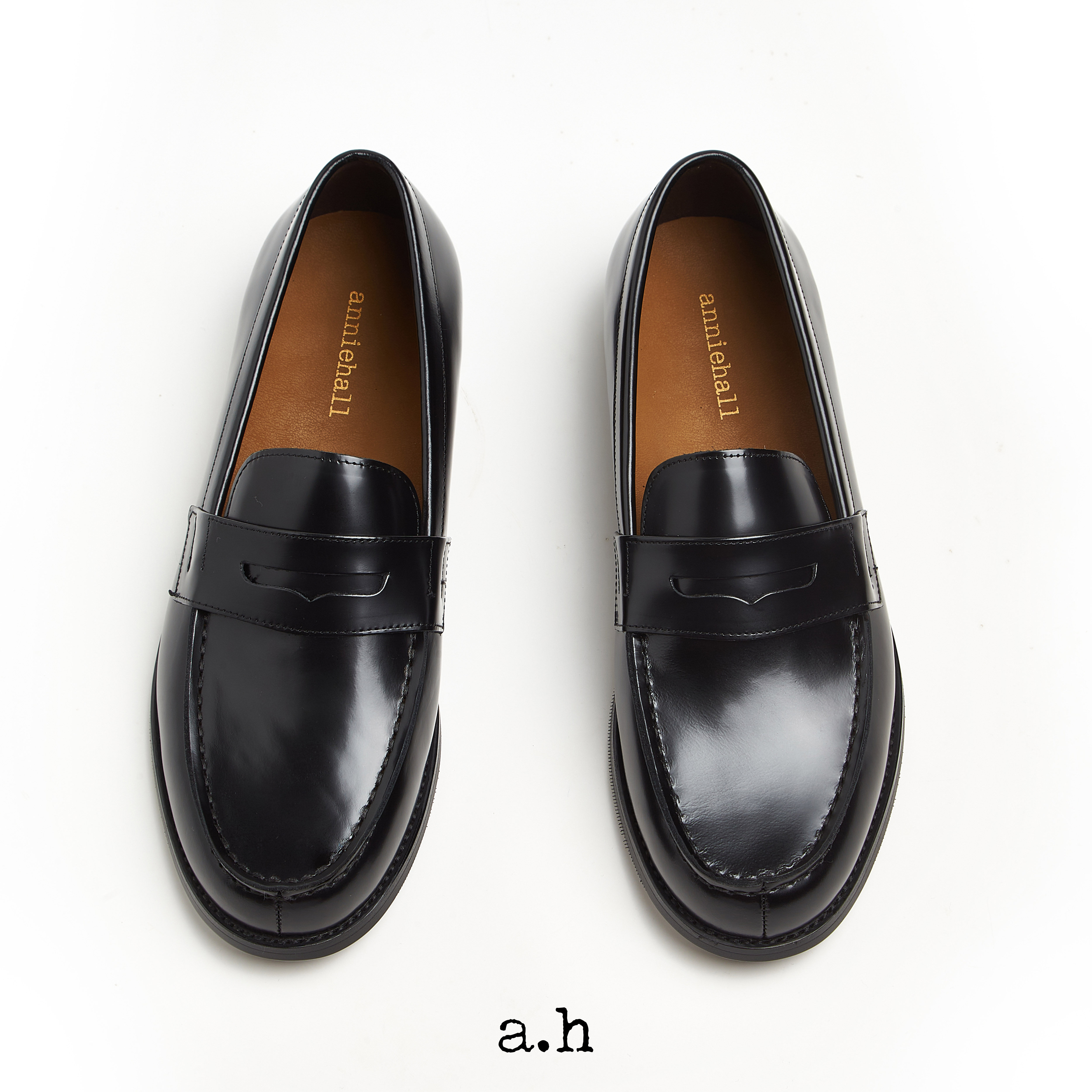 Anniehall loafer shoes头层牛皮哑光经典款乐福鞋主图