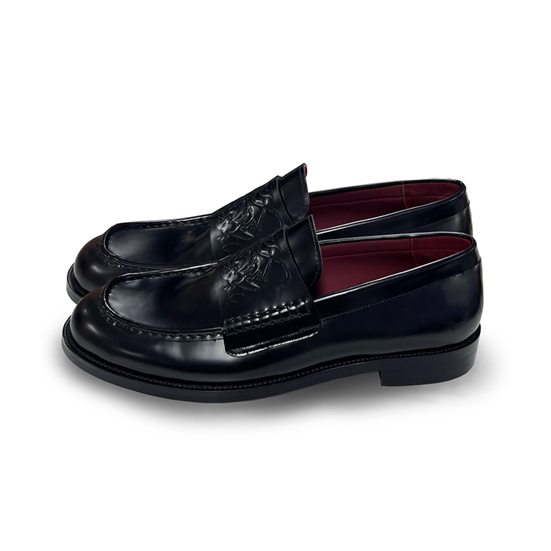 JCAESAR VAMPIRE LOAFER 吸血鬼乐福皮鞋 头层牛皮 血色羊皮內衬主图