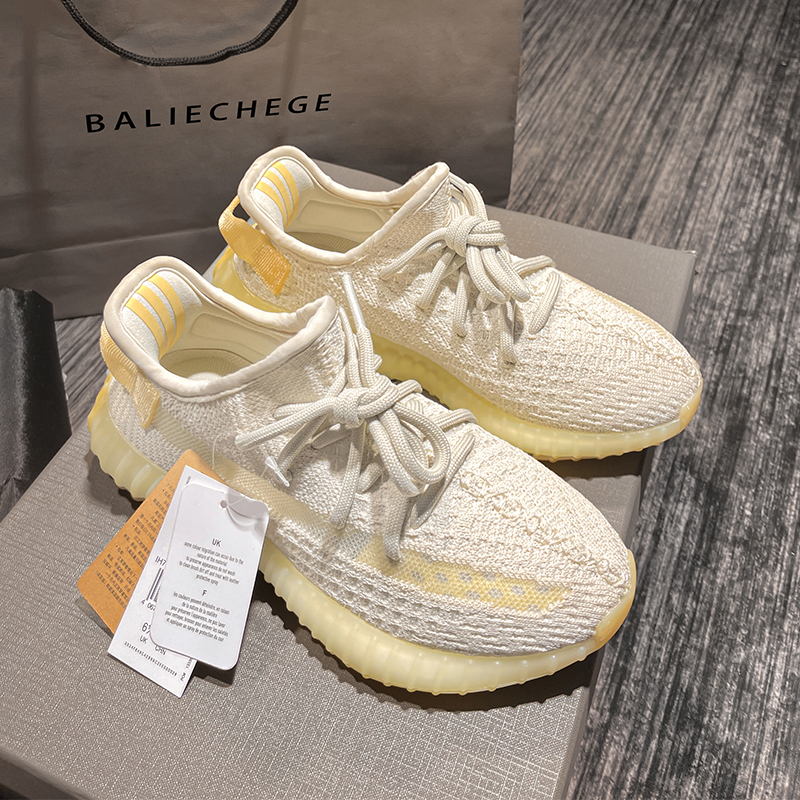 官方正品广椰子鞋350v2白黄小雏菊女夏季男鞋运动鞋莆田OG YEEZY主图