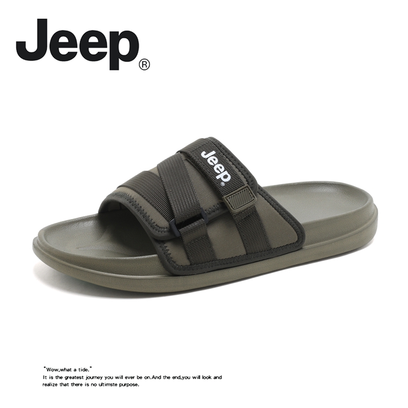 JEEP/吉普拖鞋男士夏季外出运动轻便男款凉拖防滑户外休闲一字拖主图