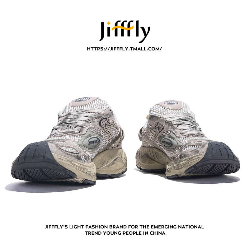 Jifffly老爹鞋男鞋2024秋季新款增高百搭复古做旧运动国潮鞋情侣主图