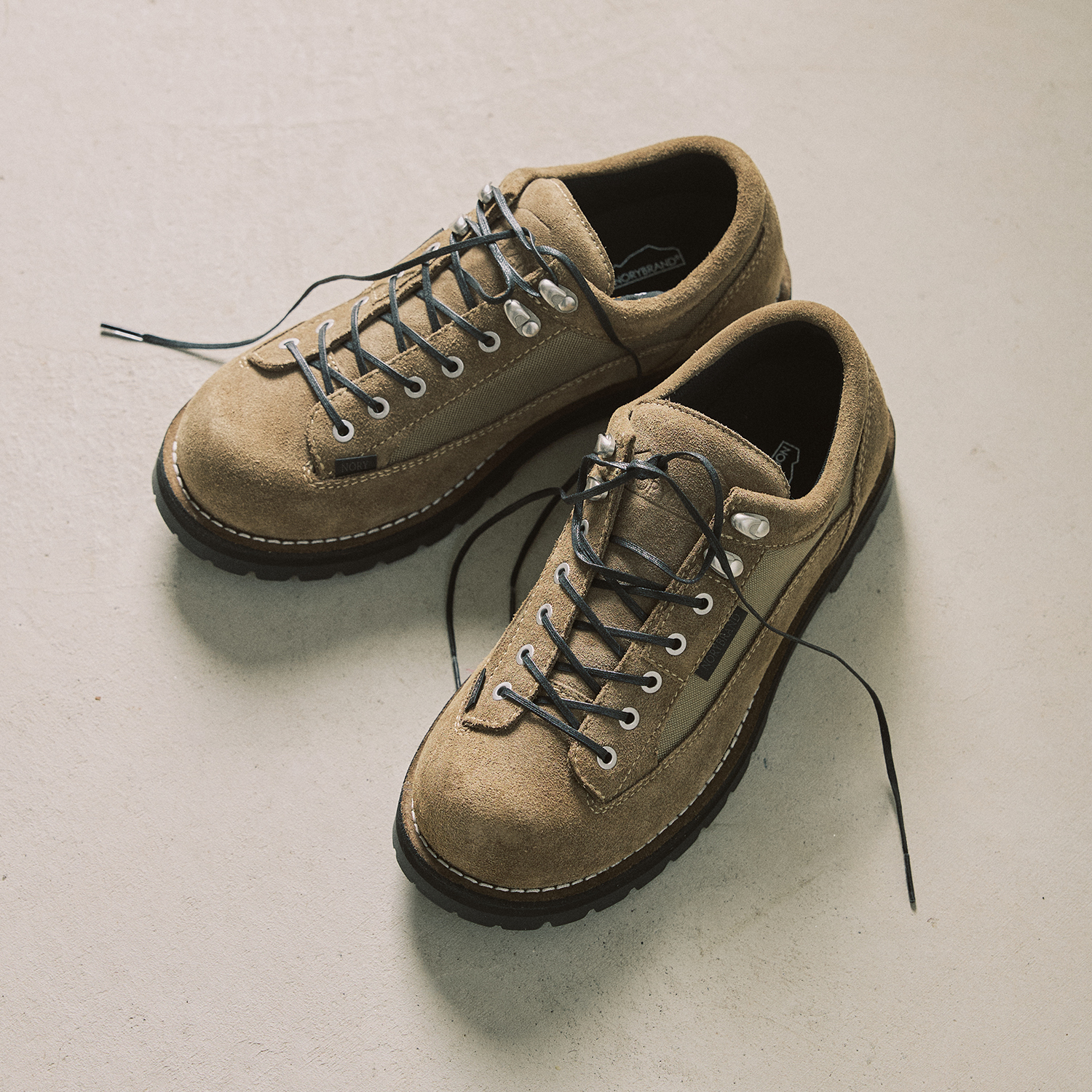 NORYBRAND 24FW山系考杜拉厚底低帮户外鞋 休闲通勤徒步登山鞋主图