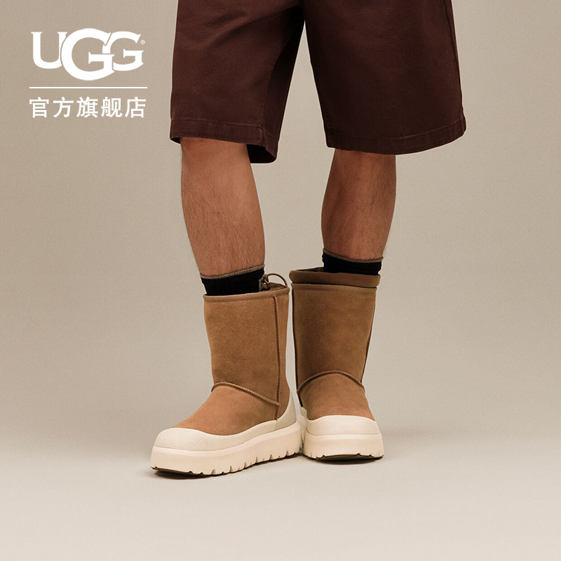 UGG冬季新款男女同款时尚舒适厚底保暖经典短靴休闲雪地靴1143992主图
