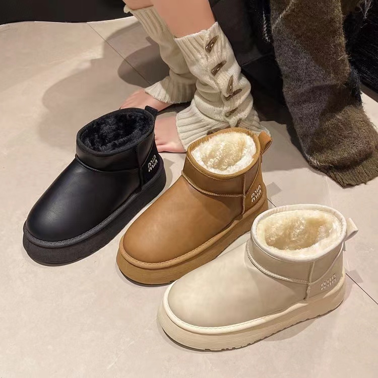 Z.浙仓 11.16 C.果果【我是小茉莉上新】805加厚加绒雪地靴 谭家主图