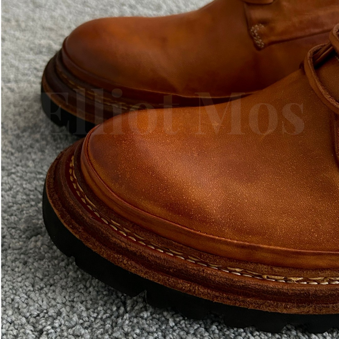 Elliot Mos进口马皮~Martin Boots 复古水洗休闲马丁靴-M9222-1主图