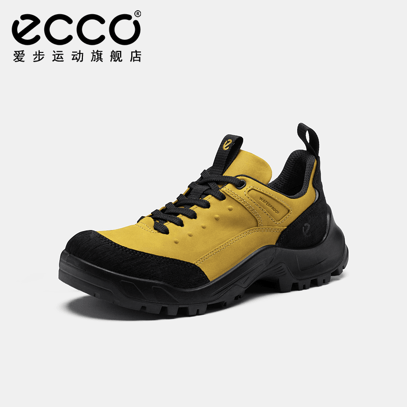 ECCO爱步24新款登山鞋男 轻盈减震耐磨户外跑鞋 越野 822354主图