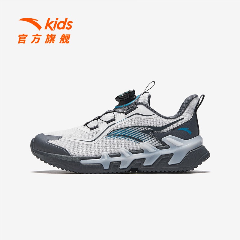 弓速跑鞋 安踏儿童 舒适防滑耐磨青少年软底运动鞋A12445510H主图